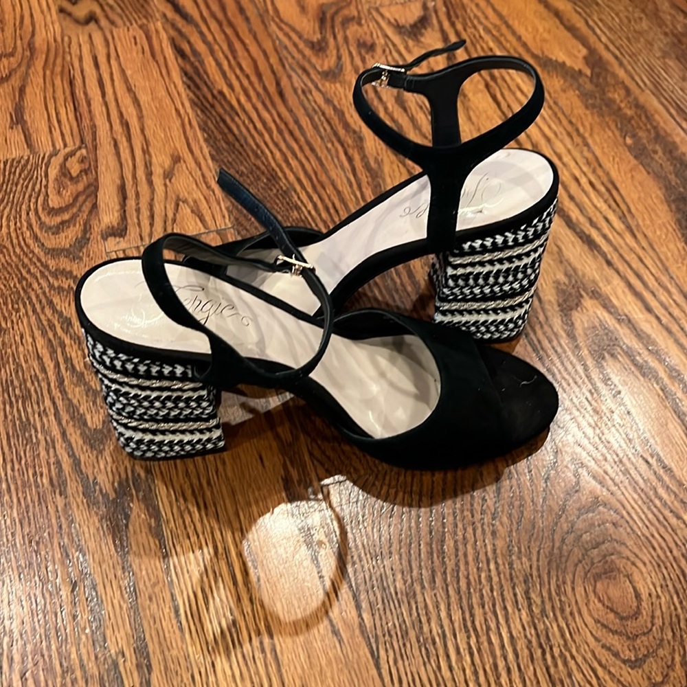 Black holiday heels